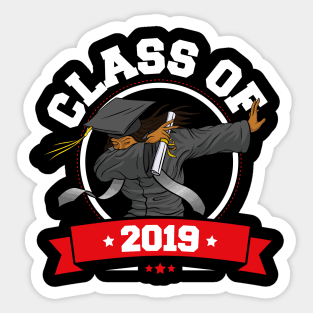 Dabbing Graduation Class Of 2019 Women Sticker